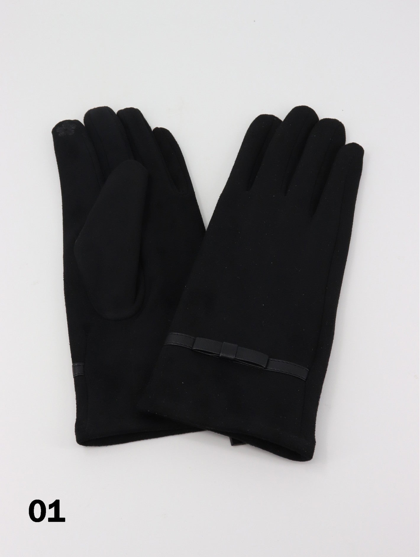 Gloves with Bow (8 Colours Avail.)