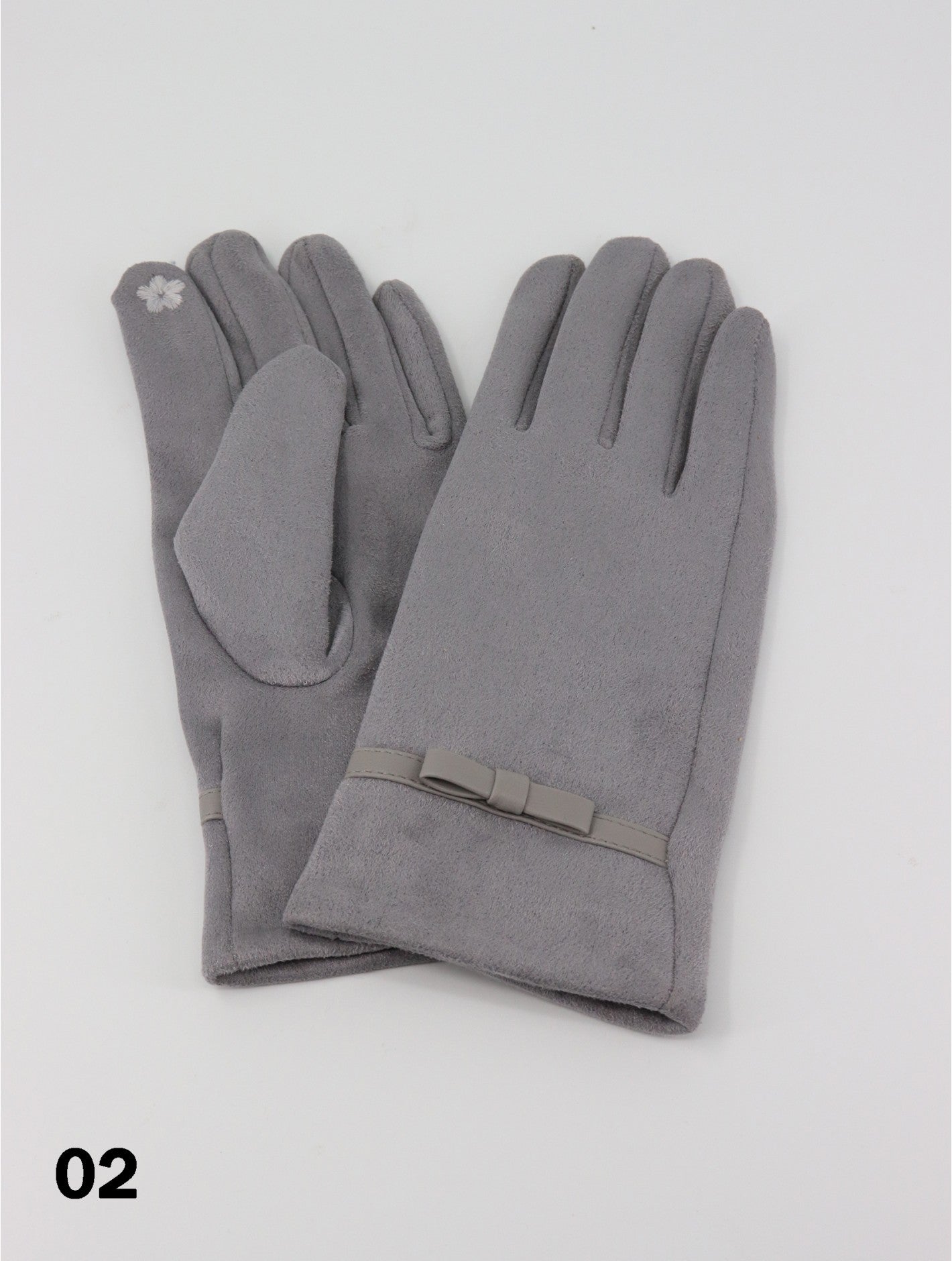 Gloves with Bow (8 Colours Avail.)