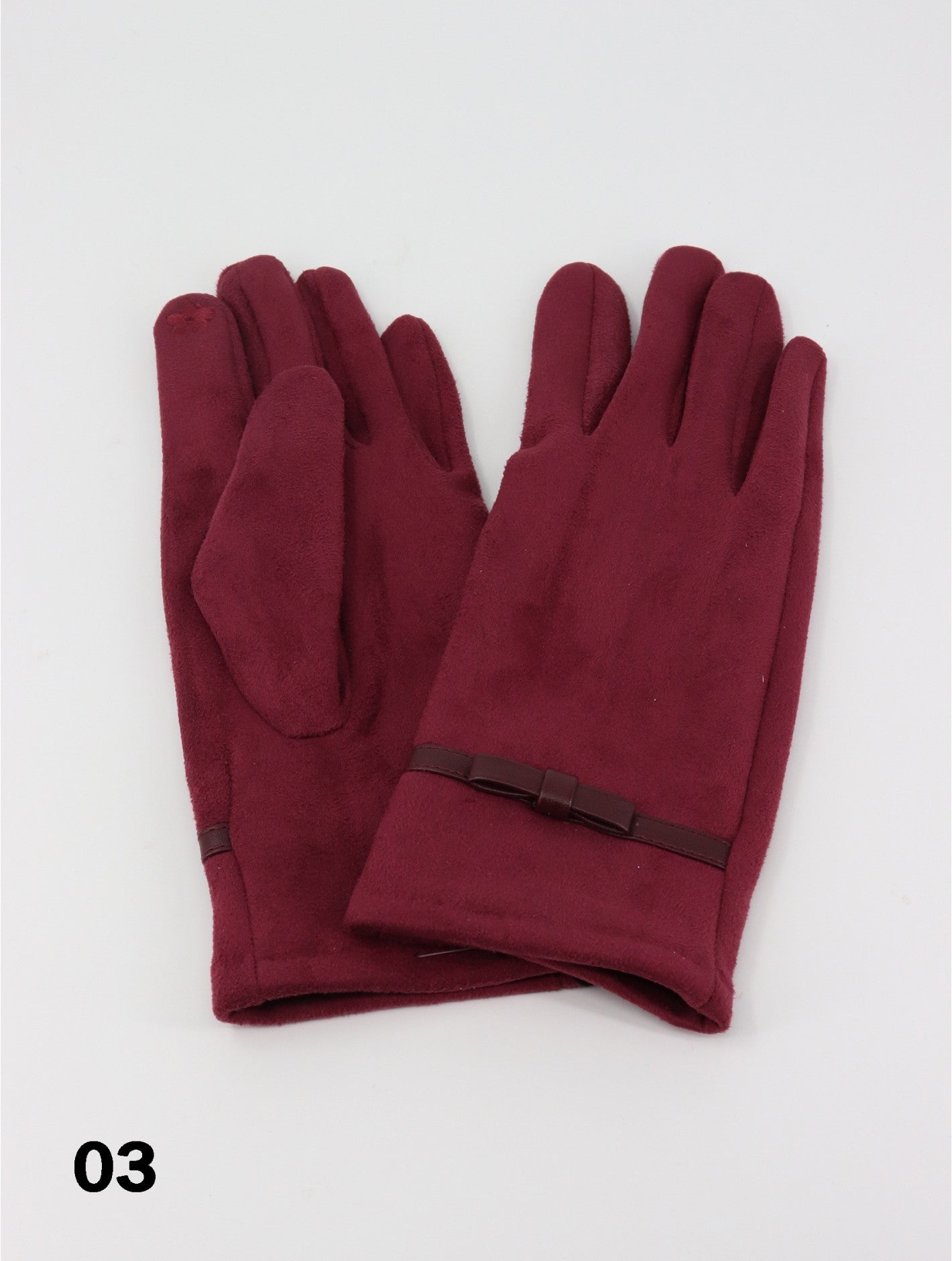 Gloves with Bow (8 Colours Avail.)