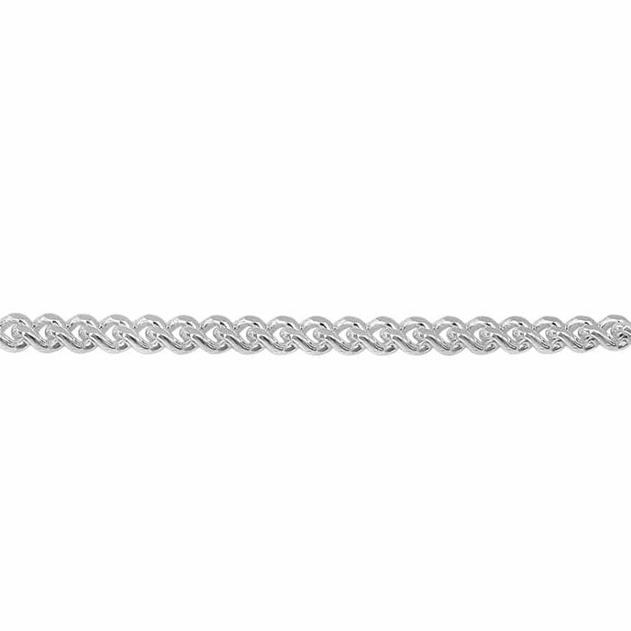 925 Sterling Silver Plain Curb Chain